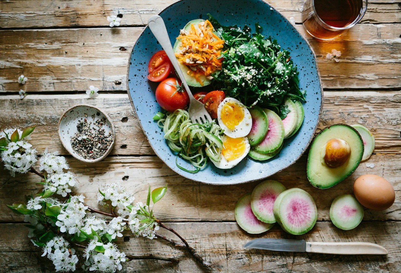 A calm kitchen counter